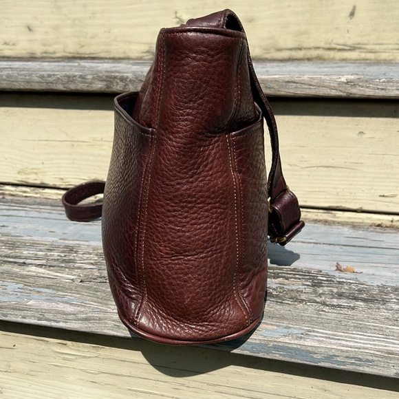 Coach Sonoma Brown Pebbled Leather Vintage Y2K Shoulderbag Handbag Distressed - Picture 5 of 14